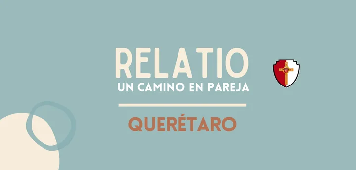 Cartel de Relatio, un camino en pareja, en Querétaro.
